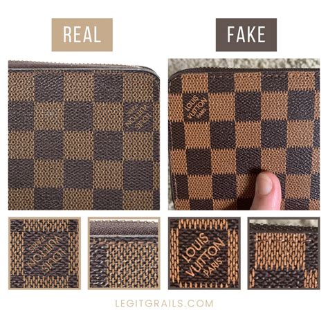 louis vuitton checkered wallet fake|how to tell if louis vuitton wallet is real.